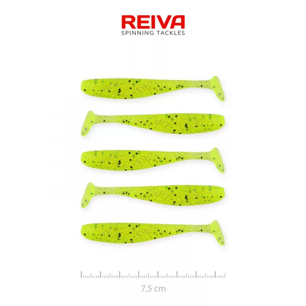 Reiva Flash Shad 7,5cm 2,26gr 5 pièces/paquet Leurre en plastique