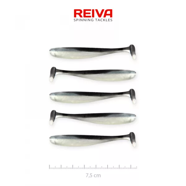 Reiva Flash Shad 7,5cm 2,26gr 5 pièces/paquet Leurre en plastique