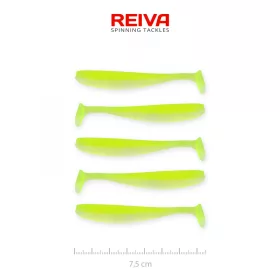   Reiva Flash Shad 7,5cm 2,26gr 5 pièces/paquet Leurre en plastique