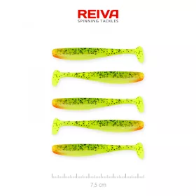   Reiva Flash Shad 7,5cm 2,26gr 5 pièces/paquet Leurre en plastique