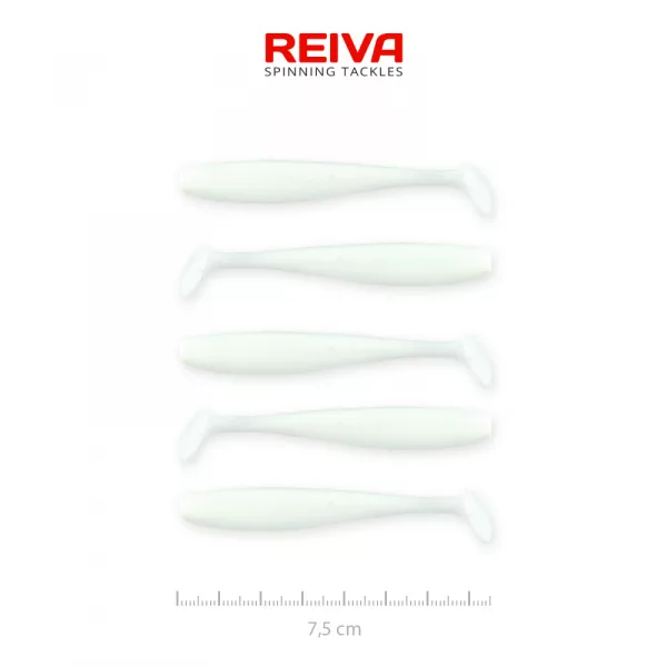 Reiva Flash Shad 7,5cm 2,26gr 5 pièces/paquet Leurre en plastique