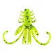 Reiva NYMPH 6cm 12 pièces/paquet Fluo Vert Paillettes Leurre en plastique