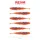 Reiva Tiny Worm Orange Disco 6cm Leurre en plastique 6pcs