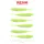 Reiva Tiny Worm Flash Chartreuse 6cm Leurre en plastique 6pcs