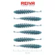 Reiva Tiny Worm Blue Shiner 6cm Leurre en plastique 6pcs
