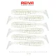 Reiva Stream Shad Pearl White Dots 10cm Plasztik Csali 6db