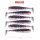 Reiva Stream Shad Purple Pearl 10cm Plasztik csali 6db