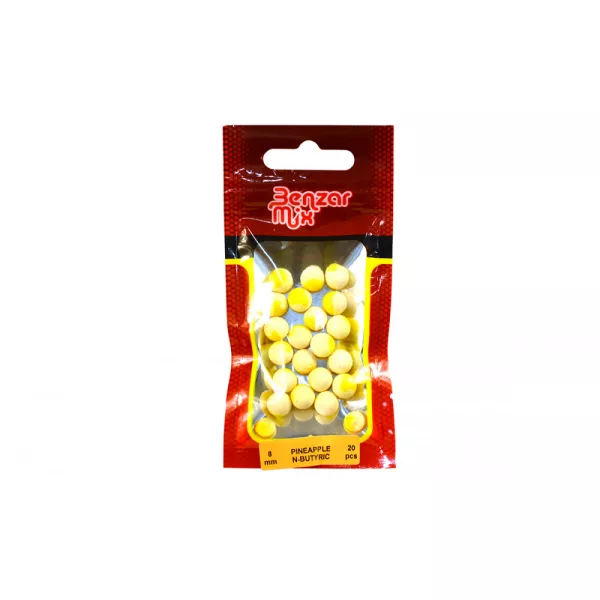 Benzár Mix Instant Bicolor Method Ananas-Acide Butyrique 8mm Pop Up 20pcs