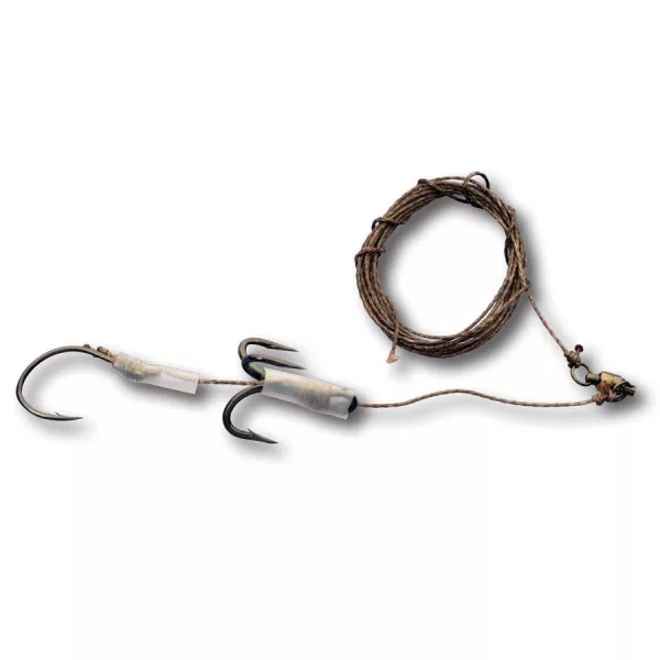 Climax Cult Catfish Rig Worm 180cm 80kg 5/0 2/0 Harcsázó Szerelék