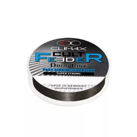   Climax Cult Feeder Fast Sinking Braid Droplink 10m 0,15mm 7,5kg Dark Grey Fonott Előkezsinór