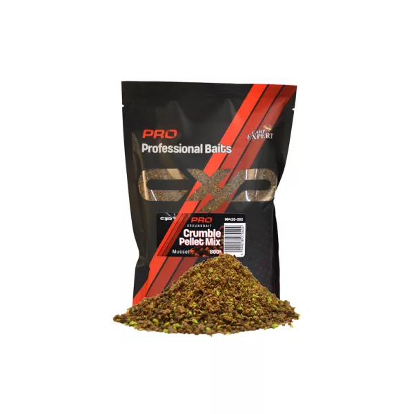 Carp ExpertPro Crumble Pellet Mix Kagyló 800gr