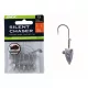 BKK Silent Chaser Microjig - Prisma Darting LRF 6#, 1.8g, 5 pièces/paquet Tête de jig