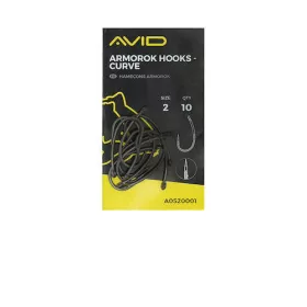 Avid Armorok Hooks Curve Taille 2 Hameçon Carpe