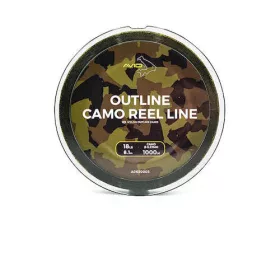   Avid Outline Camo Reel Line 18Lb 1000M Ligne principale Monofilament