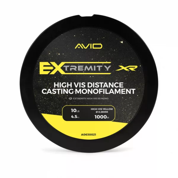 Fil principal monofil Avid Extremity Hi-Vis XR Mono 0,33mm 1000m