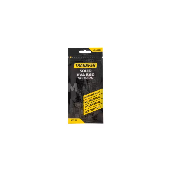 Avid Transfer Solid PVA Bags M Sac PVA 70x140mm