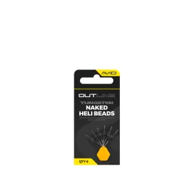   Avid Outline Tungsten Naked Heli Beads Perles en caoutchouc 6