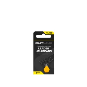   Avid Outline Tungsten Leader Heli Beads Perles en caoutchouc 6
