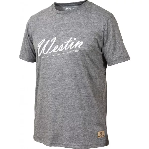 WESTIN T-shirt Old School M Gris Chiné Polo