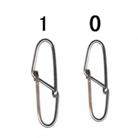   Sakura - AGRAFE DIAMANT EN NICKEL 14KG - # 1 X 10 - ÉMERILLON AGRAFE