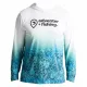 Adventer Fishing Polo à capuche anti-UV Bluefin Trevally L
