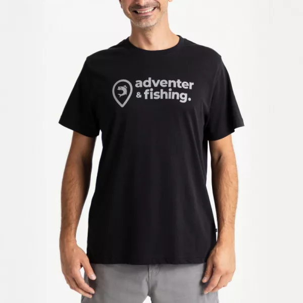 Adventer & Fishing T-shirt à manches courtes noir S