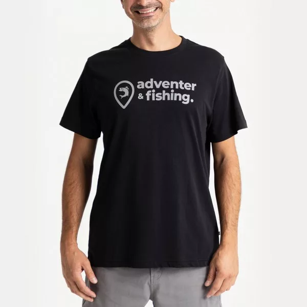 Adventer & Fishing T-shirt à manches courtes noir M