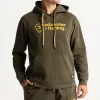 Adventer Sweat à Capuche en Coton Khaki L