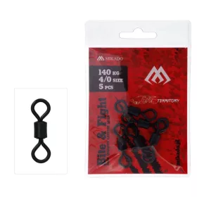 Mikado Intro Cat 3/0 Emerillon noir mat 5 pièces