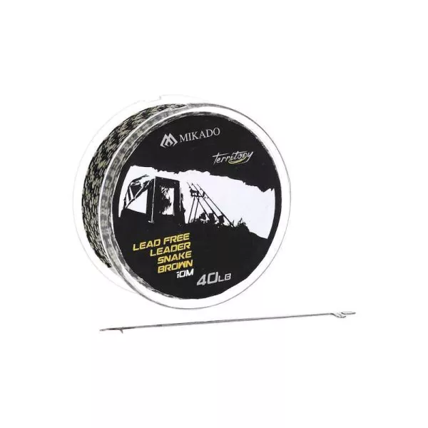 Mikado Leadcore sans plomb Bas de ligne tressé 10m 40lbs