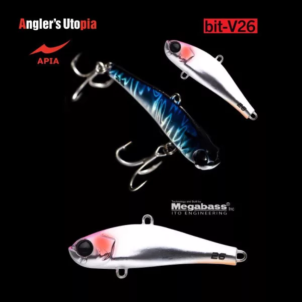 Apia Bit-V26 55mm 26gr 03 Chrome Wobbler