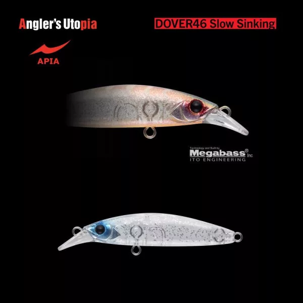 Apia Dover 46 Coulant Lent 46mm 2,3gr 01 Shirasu Ichiban Leurre