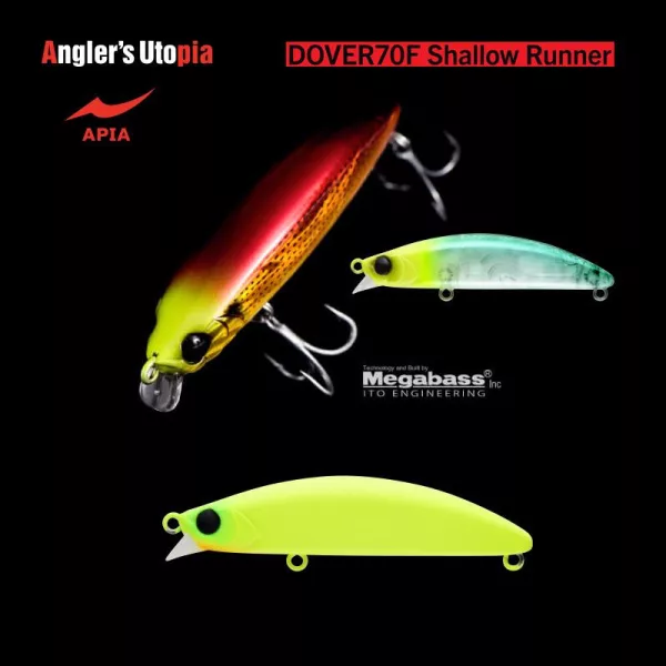 Apia Dover 70F Shallow Runner 70mm 8,5gr 10 All Chart Leurre
