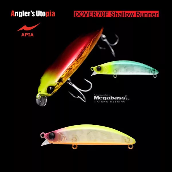 Apia Dover 70F Shallow Runner 70mm 8,5gr 11 Clear Crown Leurre