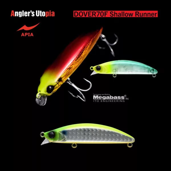 Apia Dover 70F Shallow Runner 70mm 8,5gr 12 LGH-Chart Back Leurre