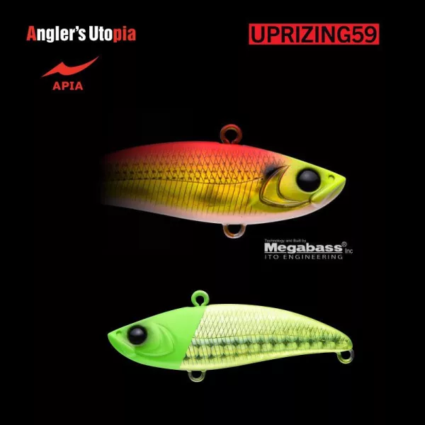 Apia Uprizing 59 12gr 59mm 13 LH Green Chart Leurre