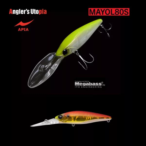 Apia Mayol 80S 80mm 15gr 07 Leurre Red Gold Konoshiro