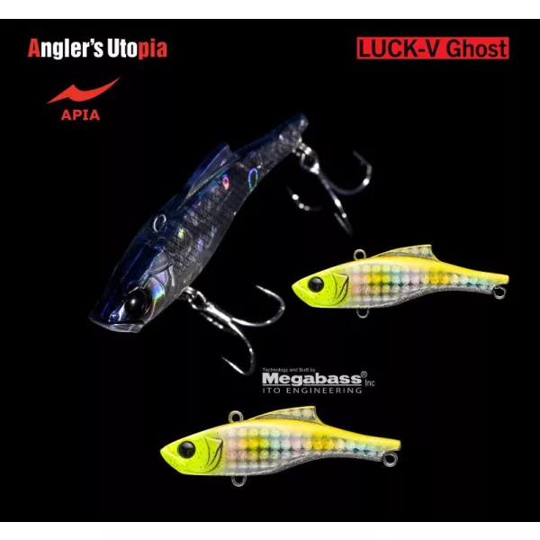 Apia Luck-V Ghost 65mm 15gr 101 CH Gold Candy Wobbler