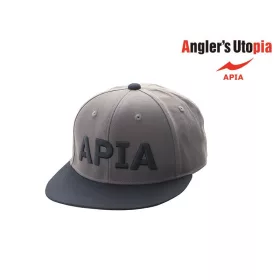 Apia Casquette plate Gris-Noir Casquette complète