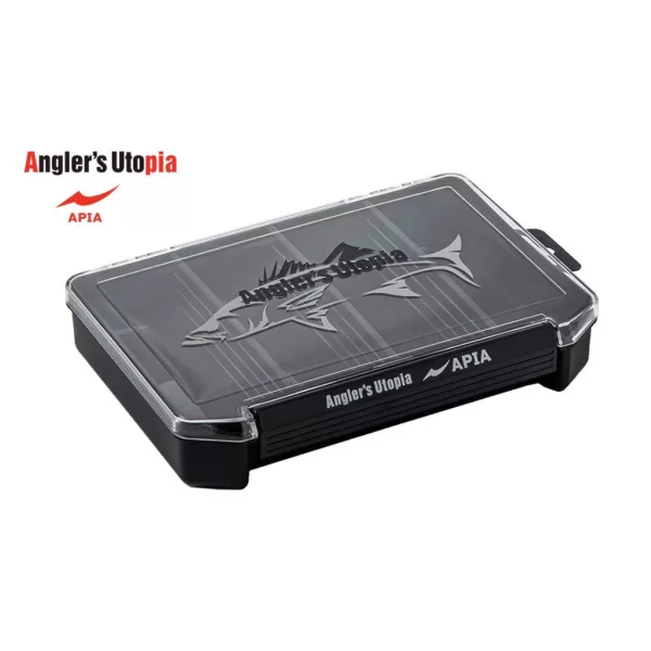 Apia Lock On The Top Lure Box 205x145x40mm Boîte à Leurre Noire