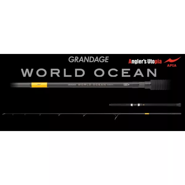 Apia Grandage World Ocean 825M 2,49m Max 100gr Canne à lancer 2 brins