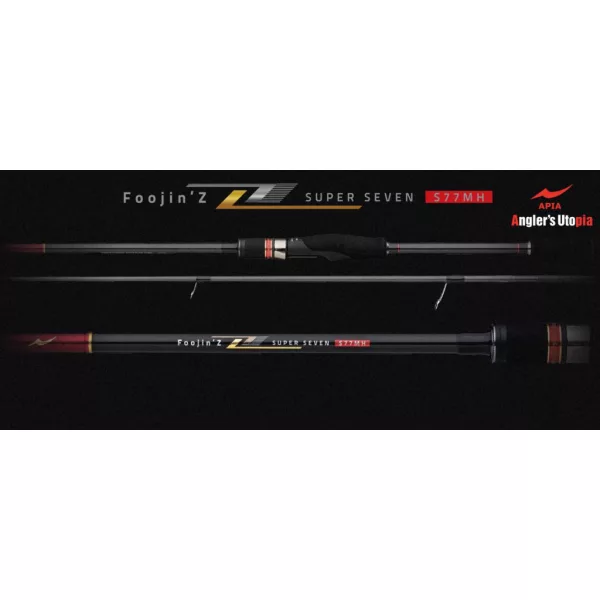 Canne à pêche Apia Foojin Z 6TH Super Seven 77MH 2,31m 8-42gr 2 Brins