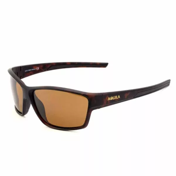 Lunettes de soleil polarisées écaille de tortue marron Aquila Ghillie