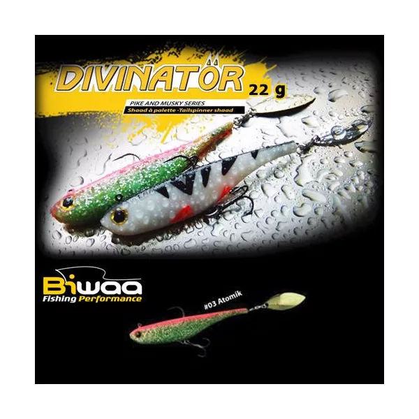 Biwaa Divinator Medium 18cm 35gr 03 Atomik Spinnertail 1db