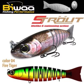 Biwaa Strout 14cm 29gr 04 Fire Tiger Wobbler 1db