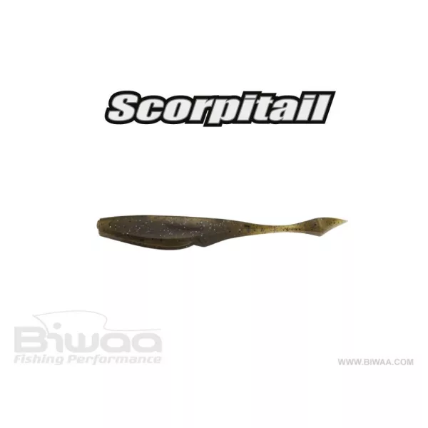 Biwaa Scorpitail 10cm 002 Green Pumpkin Gumihal 8db