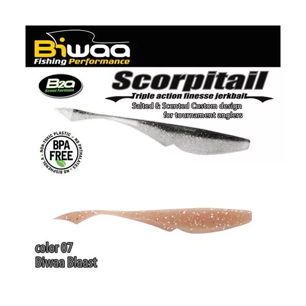 Biwaa Scorpitail 10cm 07 Biwaa Blaast Gumihal 8db