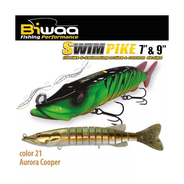 Biwaa Swimpike SS 18cm 26gr 21 Aurora Cooper Wobbler 1db