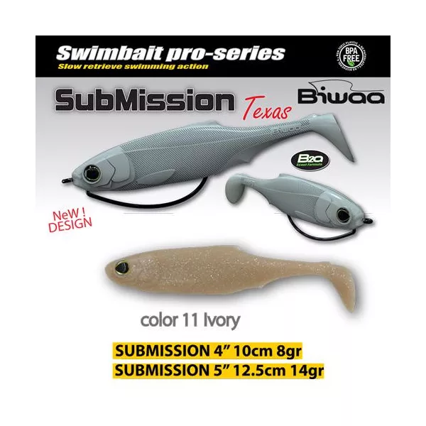Biwaa Submission 10cm 11 Ivory Gumihal 4db