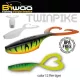 Biwaa Twinpike 15cm 24gr 12 Fire Tiger Gumihal 3db